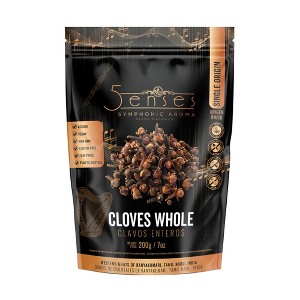 5Senses Cloves Whole | Symphonic Aroma | Single Origin | Natural, No Additives or Preservatives | Resealable bag - 1 of 4