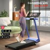 Superun 16.53 * 39.37 inches Smart Treadmill with 6% Incline Fold Walk Pad - 3 of 4