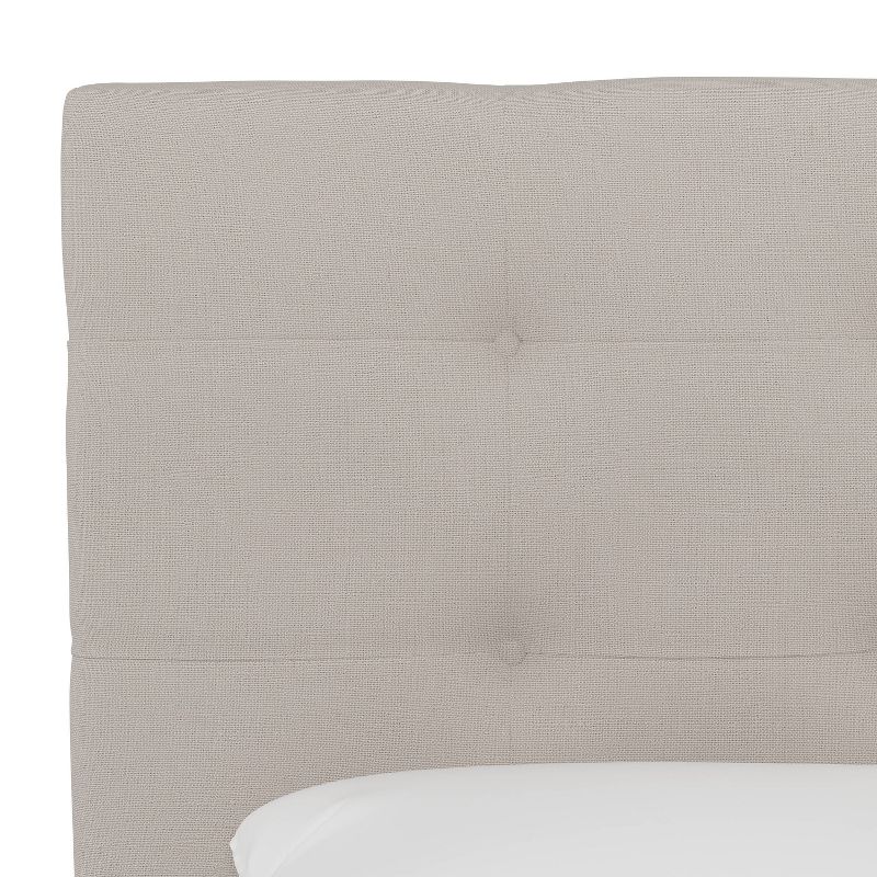 Skyline Furniture Dolce Button Pulled Bed in Linen, 5 of 10