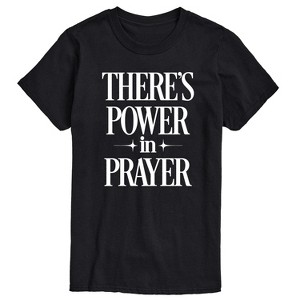 Men's - Instant Message - There's Power In Prayer Short Sleeve Graphic T-Shirt - 1 of 4