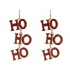 Hallmark Red Glitter Enamel Ho Ho Ho Earrings - 2 of 4
