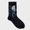 Men's Special Thanks Halloween Black Cats & Moon Crew Socks - 6-12 - 3 of 3