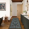 Floral Area Rugs for Living Room Bedroom Indoor Soft Low Pile Non-Slip Rug Farmhouse Rug Home Decor - 2 of 4