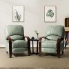 Set of 2 Alexandra Genuine Leather Manual Recliner| ART OF LIVING DESIGNS - 2 of 4