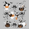Womens Winnie the Pooh Halloween Bear And Friends Theme Bows T Shirt - 2 of 4