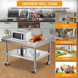 Stainless Steel Equipment Stand & Heavy-Duty Grill Table with 1000 lb Capacity - 1 of 4