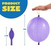 SYNCFUN 36 Pcs Punch Balloons, Punching Balloons, Party Favors for Kids 8-12, Assorted Colors with Rubber Band Handle for Birthday Party Favors - 3 of 4