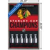 Trends International NHL Chicago Blackhawks - Champions 23 Framed Wall Poster Prints - 3 of 4