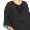 PS Sheer Embroidered Knee Length Cover Up Dress - White Mark - 4 of 4