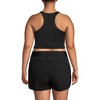 Lands' End Women's Chlorine Resistant High Neck Racerback Midkini Swimsuit Top - 2 of 3