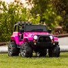 Best Choice Products 12V Kids Ride On Truck Car w/ Remote Control, Spring Suspension, Bluetooth, LED Lights - 2 of 4