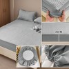 Unique Bargains Lattice Stitching Fitted Sheet 1 Pc - 2 of 4