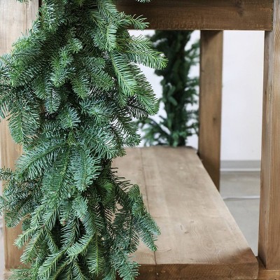 Van Zyverden 10' Live Fresh Cut Pacific Northwest Noble Fir Coil Garland