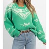 Women's Vintage Rose Sweater - Bailey Rose - 2 of 4