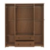 Chery Life 4 Door Wardrobe Armoire Closet with 2 Drawers - 3 of 4