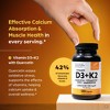 Sandhu's Vitamin D3 K2 5000IU, 120 mcg Capsules 120 Count with Magnesium, Vit B6, Zinc & Quercetin, Supports Energy, Immune, Bone & Muscle Health - 4 of 4