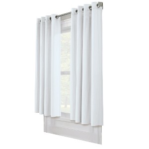 Collections Etc Harmony Elegant Grommet Top Curtain Panel - 1 of 3