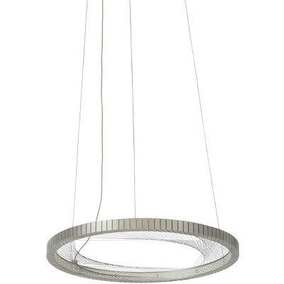 LBL Lighting 700INT18S-LED827 Interlace 18" Modern Chandelier, Satin Nickel Finish