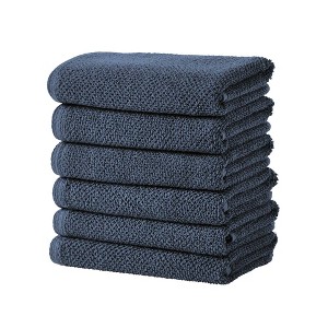 Cotton Quick Dry Textured Bath Towel - Great Bay Home - 1 of 4