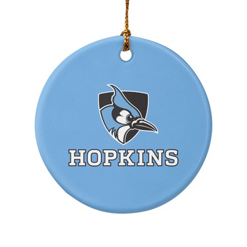 Johns Hopkins University Primary Logo Porcelain Holiday Christmas Tree Ornament - image 1 of 4