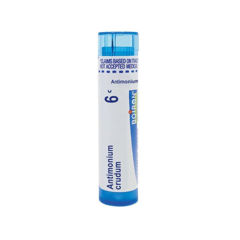 Boiron Antimonium Crudum 6C Homeopathic Single Medicine For Digestive  -  1 Tube Pellet, 1 of 3