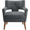 Modway Sheer Upholstered Fabric Armchair - 4 of 4