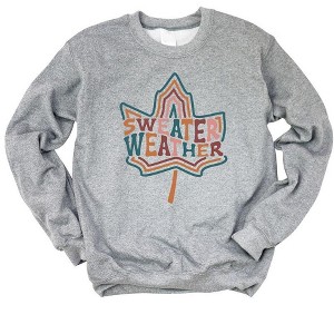 Simply Sage Market Women's Graphic Sweatshirt Retro Sweater Weather - 1 of 2
