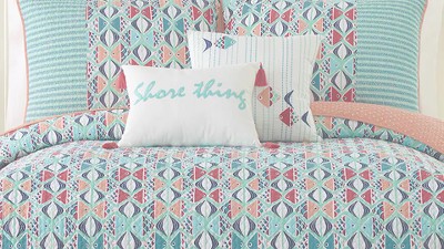 Gone Trout Fishing Pathworkd Quilt Bedding Set