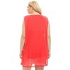 Women's Plus Size Drawstring Tank Cover Up Dress - Always for Me - 3 of 4