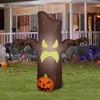 Gemmy Airblown Inflatable Brown Tree w/Yellow Face & JOL , 3.5 ft Tall, Multi - 2 of 4