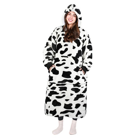 Cow print hoodie discount blanket