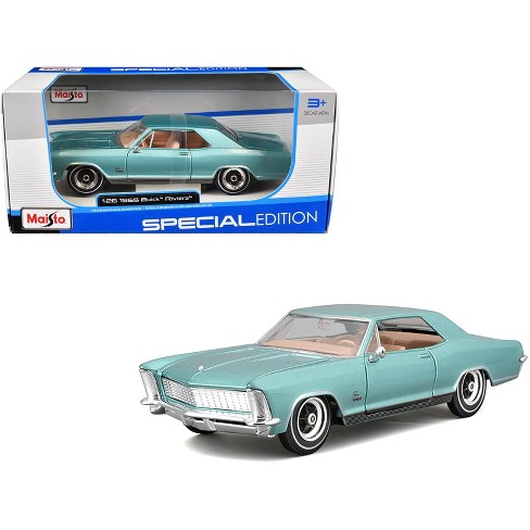 1965 Buick Riviera Gran Sport Light Blue Metallic "Special Edition" Series 1/26 Diecast Model Car by Maisto - image 1 of 4