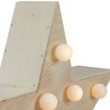Northlight Lighted 5 Point Wooden Star Christmas Decoration - 9.25" - 4 of 4