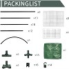 4 Tier Tool-Free Assembly Rust-Proof Mini Greenhouses for Outdoors, Waterproof Plant Repotting Mat for Medium/Small Plants - 3 of 4