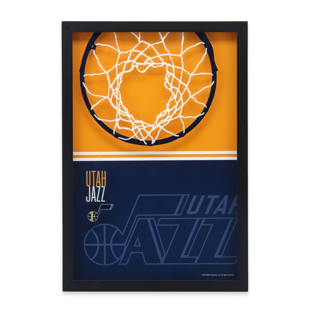 Photos - Wallpaper NBA Utah Jazz Print-On Glass Wall Sign