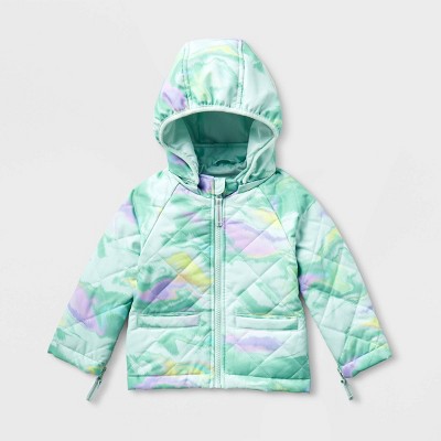 Toddler Adaptive Lightweight Rain Coat - Cat & Jack™ Ocean Green 4t : Target