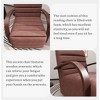 Mlmh & Kngwa 30.7"W Swivel Accent Chair,Modern Upholstered Club Chair with Wood Armrests - 3 of 4