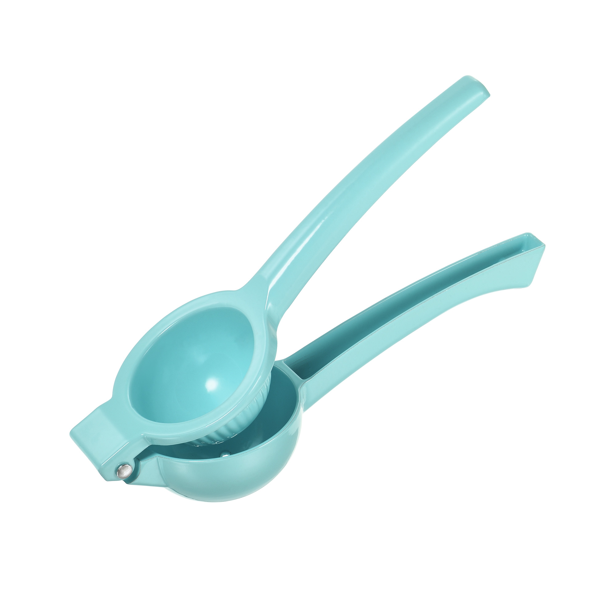 Unique Bargains Lemon Orange Citrus Aluminium Alloy Manual Hand Squeezer Blue