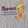 Garfield State Your Business Adult T-Shirt Athletic Heather - 2 of 4