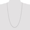 Black Bow Jewelry 1mm Sterling Silver, Round Solid Snake Chain Necklace - 3 of 4