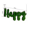 Sevobal Wall Art Welcome Letter Moss Decor Blending Charm And Natural Freshness Elegantly For Stylish Entrywa, Green, 44.8"*13.5"*4.6" - 2 of 4
