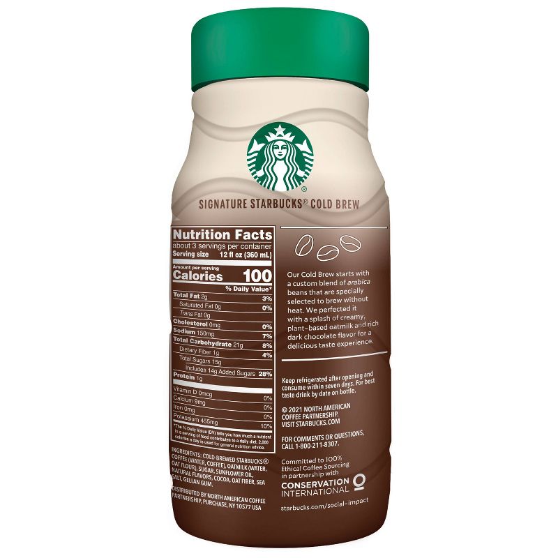 Starbucks Discoveries Dark Chocolate Oatmilk Cold Brew Coffee - 40 fl oz, 2 of 6