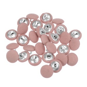 Unique Bargains Suit Dress Blouse Aluminum Fabric Cloth Covered Sewing Buttons 30 Pcs - 1 of 4