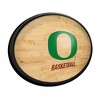 College Basketball Hardwood Design Oval Slimline Lighted Wall Sign - 2 of 4