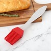 Unique Bargains Basting Brush 15g Small Translucent Handle Brush Color Block Dishwasher Safe Silicone PP 6.69"x1.18" 1Pcs - 2 of 4