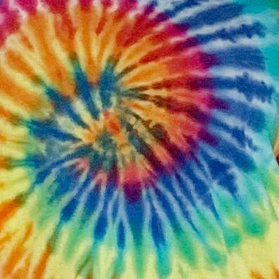 tie dye bright swirl short sleeve