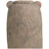 Olivia & May 16'' x 8'' Ceramic Distressed Terracotta Vase Brown -: Rustic Amphora Tabletop Decor - 4 of 4