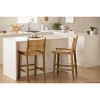 South Shore Balka Counter Height Barstool Rattan/Natural - 2 of 4