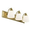 Livex Lighting Springfield 3 - Light Vanity in  Antique Brass - 2 of 4