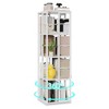 4-Tier Rotating Bookshelf, 360° Spinner w/Metal Frame (15.75"x54") - 2 of 4